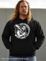 Preview: "FROM NEANDERTAL WITH LOVE" Hoodie schwarz S-4XL