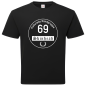 Preview: Kulturelle Randgruppe 69 Skinhead – T-Shirt schwarz – Siebdruck