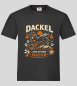 Preview: "Dackel" T-Shirt unisex schwarz
