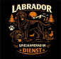 Preview: "Labrador" T-Shirt unisex schwarz