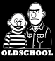 Preview: "OLDSCHOOL" T-Shirt unisex schwarz