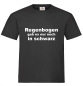 Preview: "Schwarzer Regenbogen" T-Shirt unisex schwarz