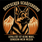 Preview: "Deutscher Schäferhund" T-Shirt unisex schwarz