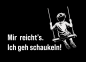 Preview: "Ich geh schaukeln!" Motiv Junge - T-Shirt unisex schwarz