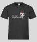 Preview: "Ich geh schaukeln!" Mädchen rothaarig - T-Shirt unisex schwarz