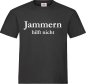 Preview: "Jammern hilft nicht" T-Shirt unisex schwarz