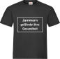 Preview: "Jammern gefährdet Ihre Gesundheit" T-Shirt unisex schwarz