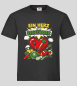 Preview: "EIN HERZ FÜR VEGETARIER" T-Shirt unisex schwarz