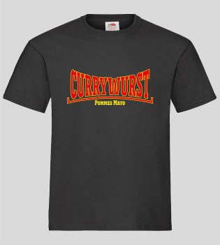 "CURRYWURST" T-Shirt unisex schwarz