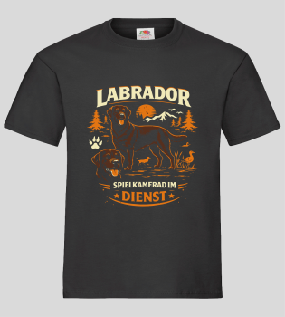 "Labrador" T-Shirt unisex schwarz