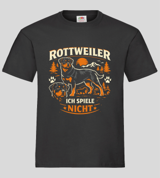 "Rottweiler" T-Shirt unisex schwarz