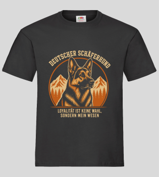 "Deutscher Schäferhund" T-Shirt unisex schwarz