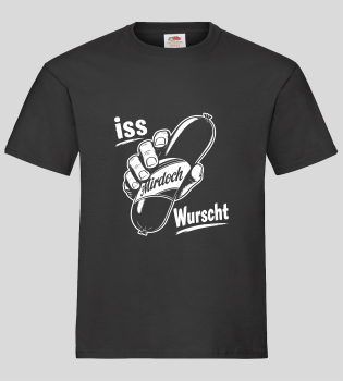 "Mirdoch Wurscht" T-Shirt unisex schwarz