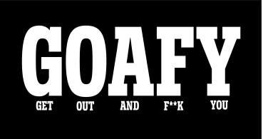 "GOAFY" T-Shirt unisex schwarz