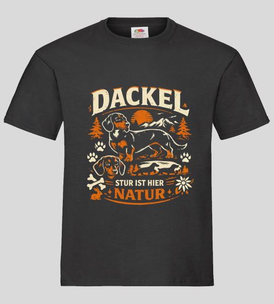 "Dackel" T-Shirt unisex schwarz