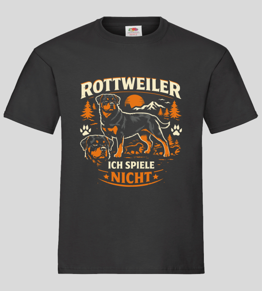 "Rottweiler" T-Shirt unisex schwarz