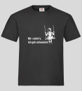"Ich geh schaukeln!" Motiv Mädchen - T-Shirt unisex schwarz